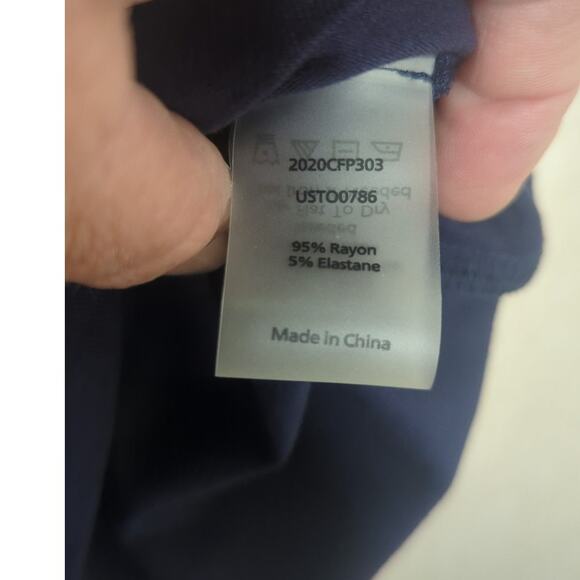 New Universal Standard Genevette jersey navy blue tunic blouse top size S(14) - Picture 10 of 12